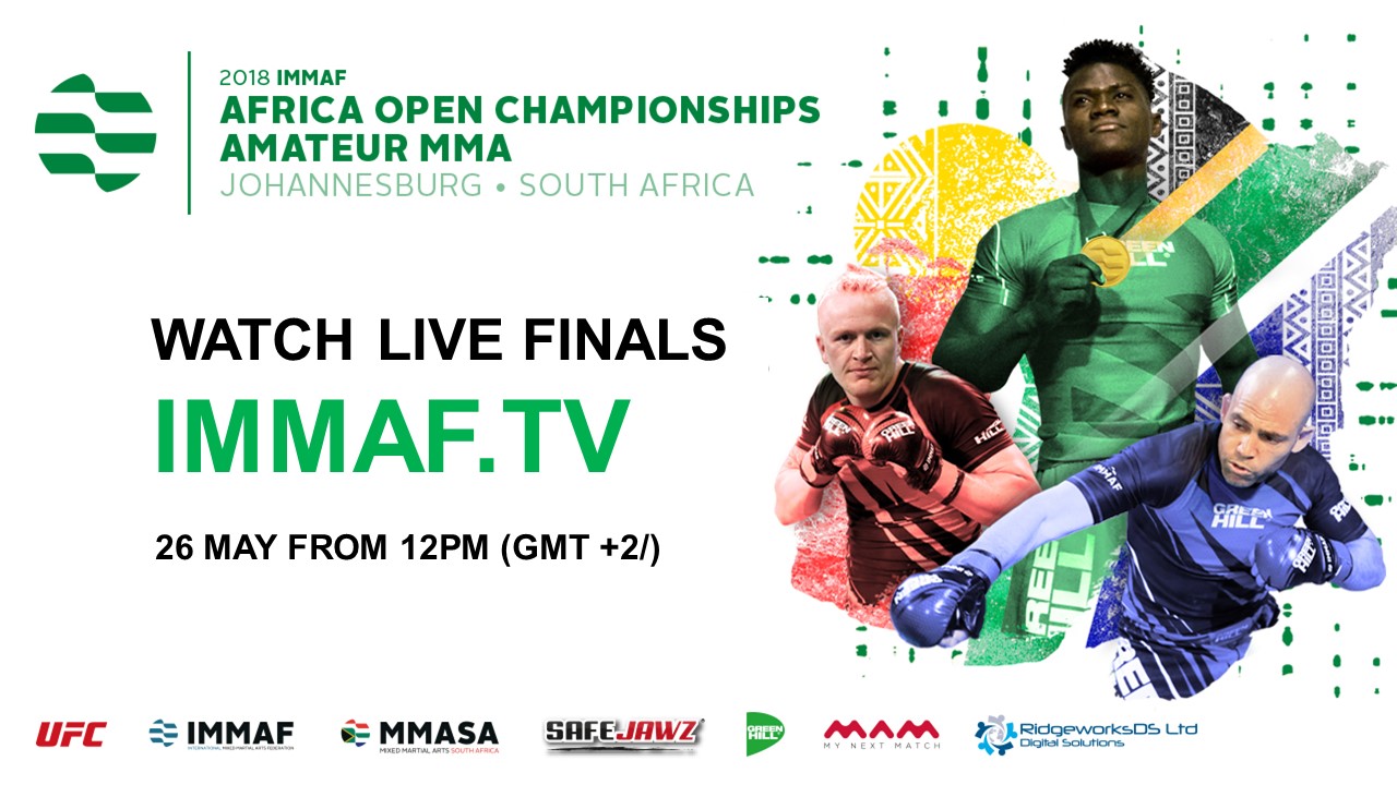 IMMAF Goes Live with immaf.tv – Watch Africa Open Finals this Saturday