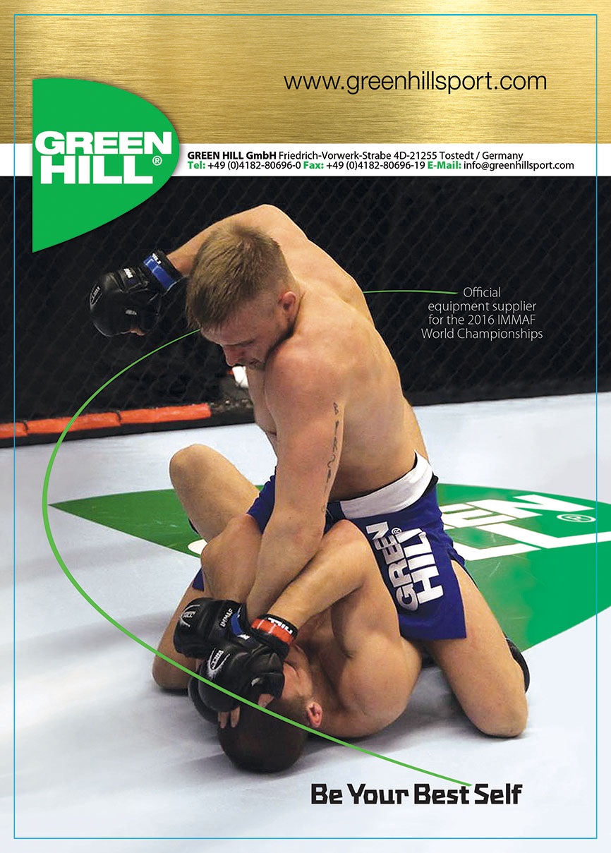 Greenhill to Supply Equipment for 2016 IMMAF World Championships