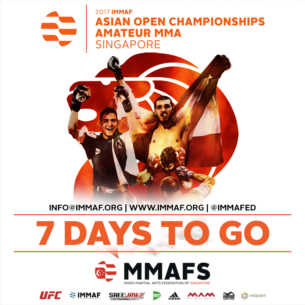 Nations & Competitors for the IMMAF Asian Open Championships