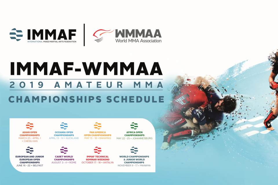 IMMAF – WMMAA Release 2019 Championships & Events Schedule
