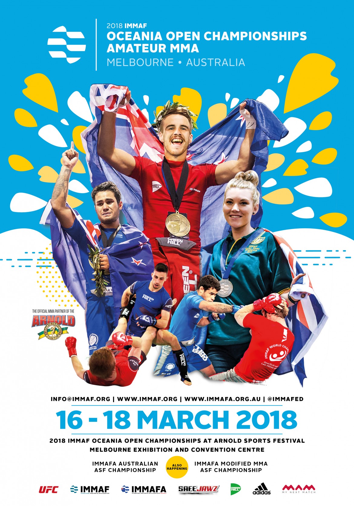 IMMAF ANNOUNCES FIRST OCEANIA OPEN CHAMPIONSHIPS