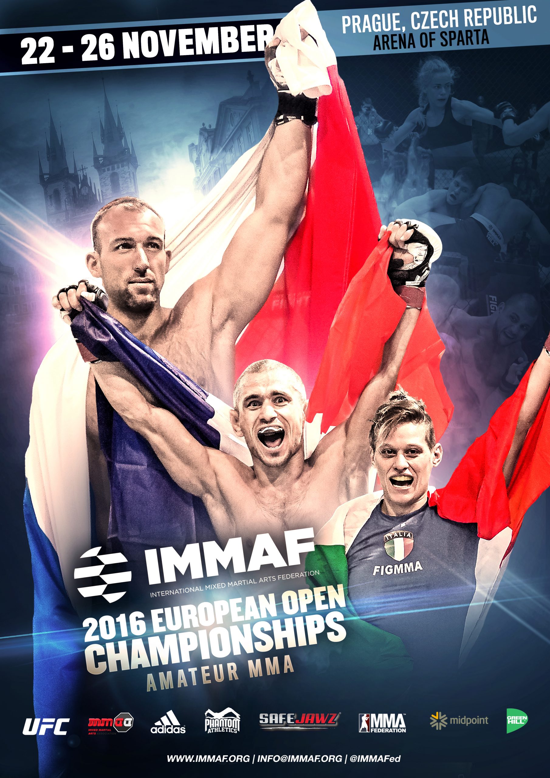 IMMAF Announces 2016 IMMAF European Open for Prague