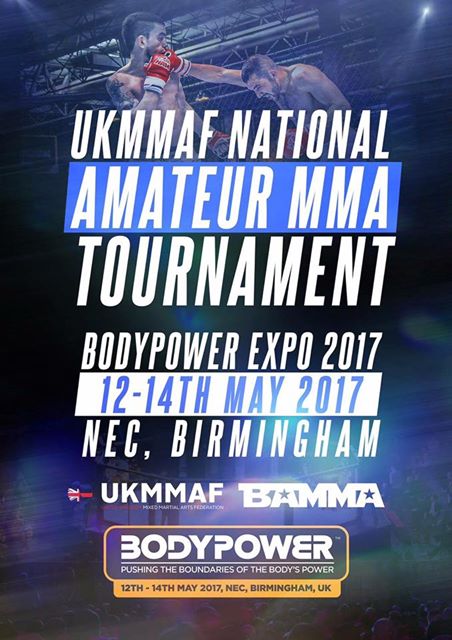 FINAL CALL OUT! BAMMA – UKMMAF NATIONAL AMATEUR MMA CHAMPIONSHIPS AT BODYPOWER EXPO UK