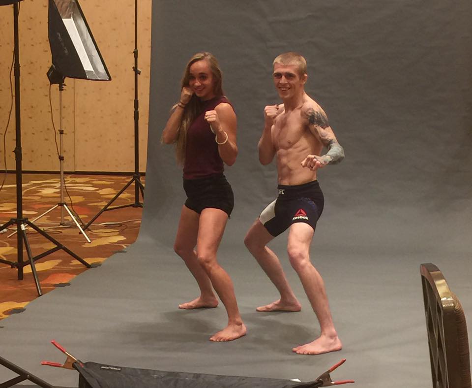 Hannah Scoggins competes at IMMAF Asian Open while husband, Justin Scoggins, readies for UFC Singapore