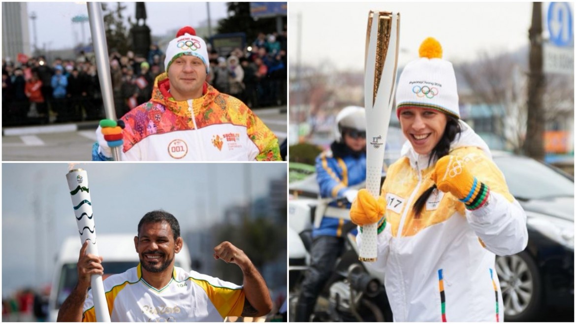 MMA champions who have carried the Olympic flame