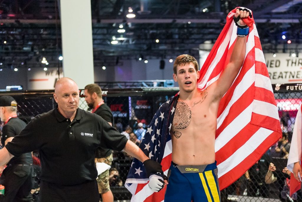 Brendan Allen TKO's Top Rival; 2015 IMMAF Champion Moves to 2-0 in UFC