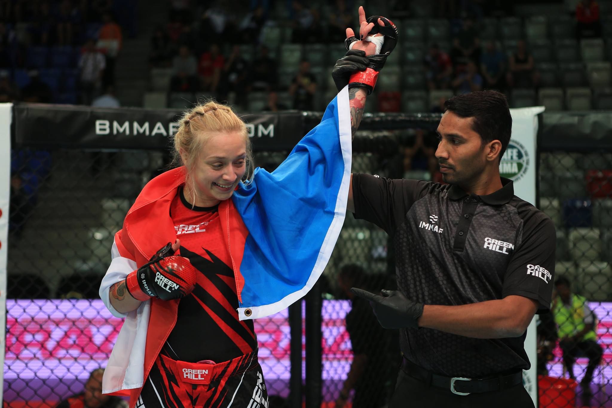 Muay Thai Champion Lucie Vacova Discusses Fast Start to MMA at IMMAF Worlds