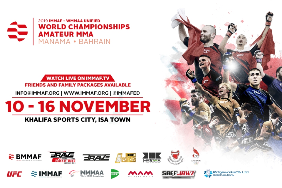Athletes & Nations for 2019 IMMAF |WMMAA Senior World Championships