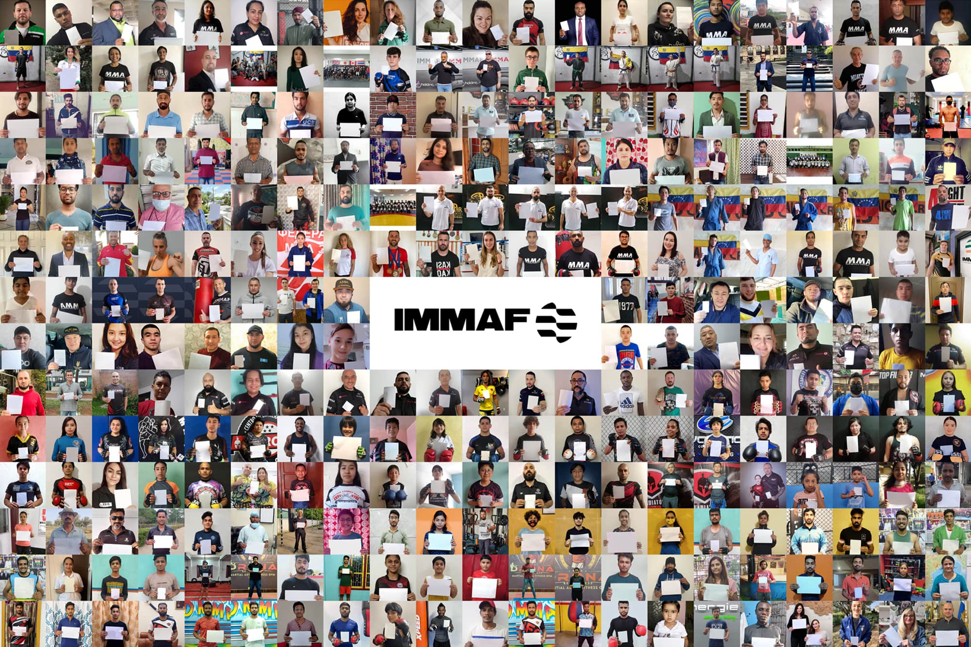 IMMAF gathers over 800 portraits to celebrate 2021 White Card Day