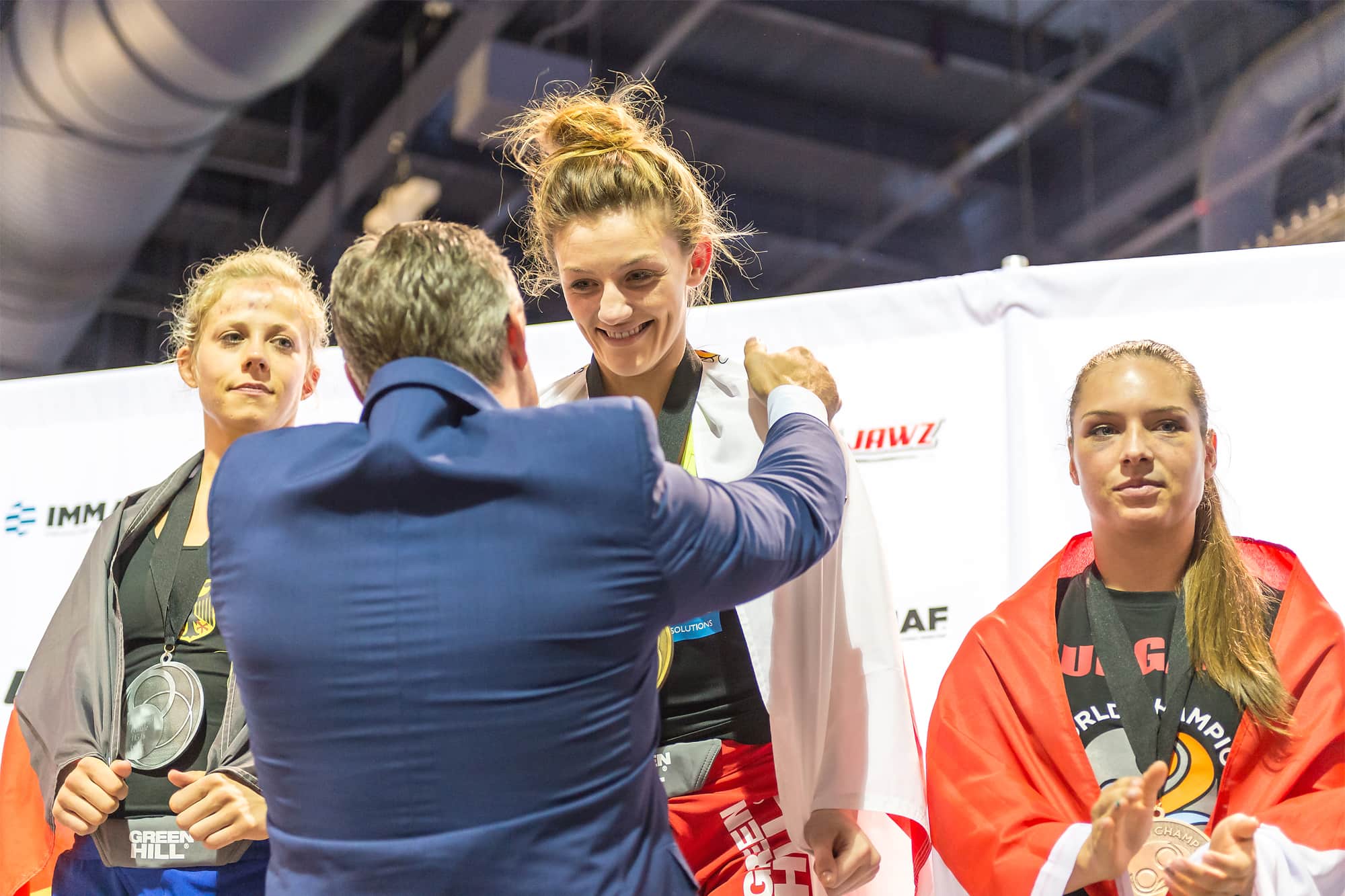 Leah McCourt returns to U.S soil for first time since winning 2016 IMMAF World gold medal