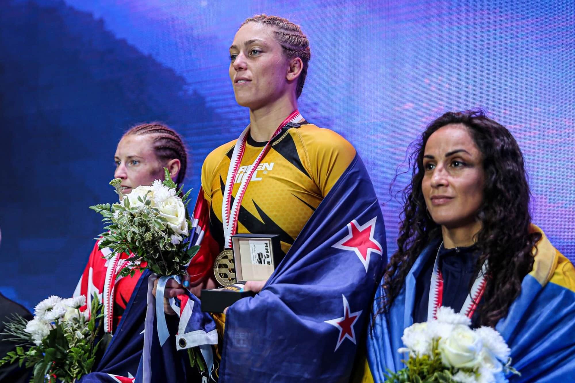PFL champion and Olympic gold medalist Kayla Harrison impressed by IMMAF star Michelle Montague