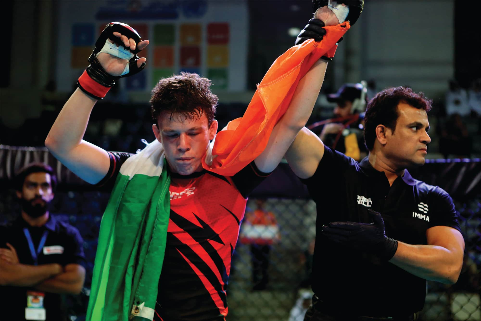 IMMAF Alumni Ciaran Clarke excited to be back in action again