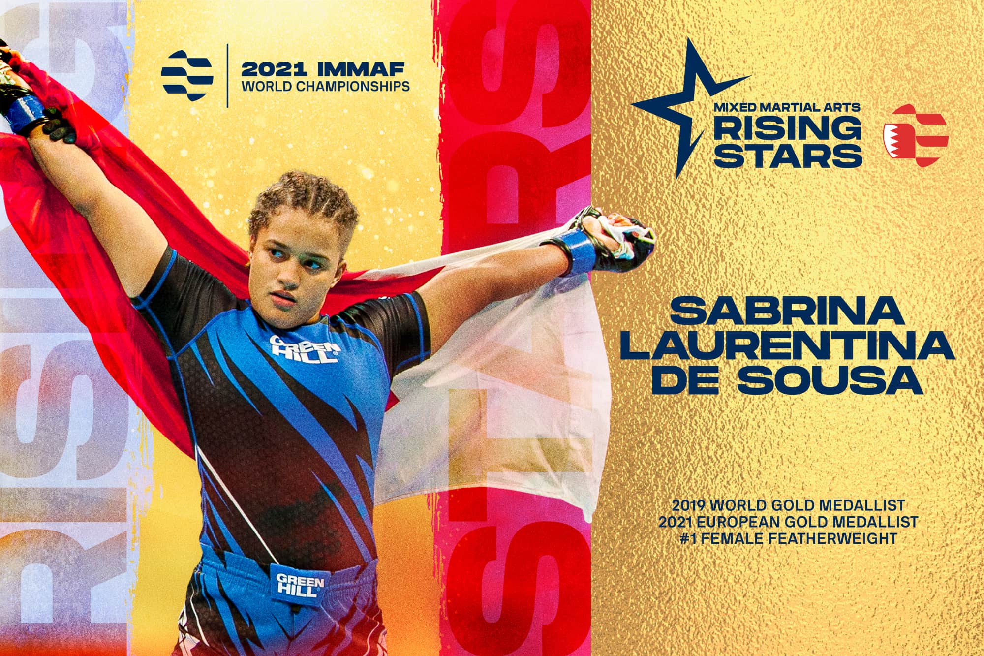 Rising Star De Sousa Prepares for Title Defence at IMMAF Worlds