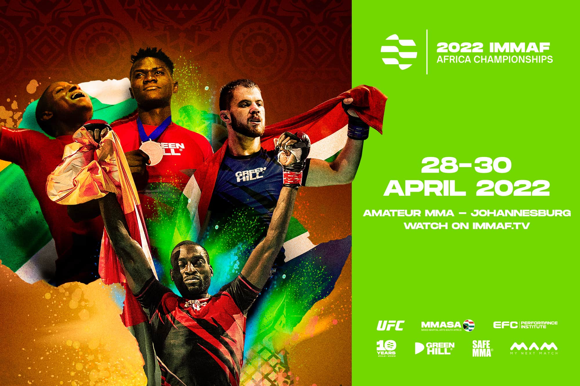 IMMAF Africa Championships return to Johannesburg with WADA seal