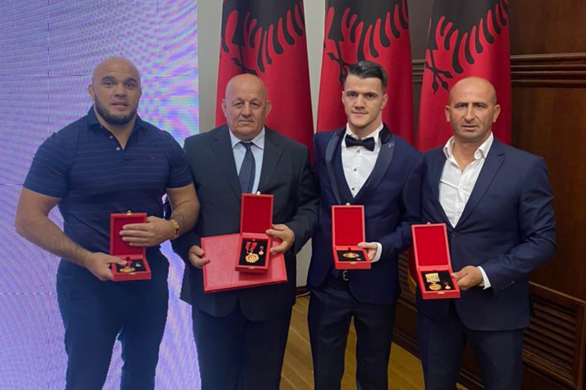 Albanian Free Fighting Federation President Arjan Rizaj Awarded Title of Special Civil Merit