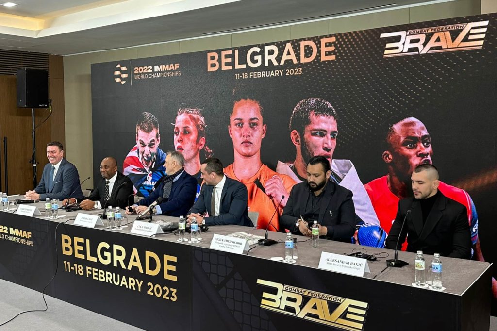 IMMAF, Serbian Mixed Martial Arts Federation and BRAVE CF Officially Launch IMMAF World Championships Week in Serbia