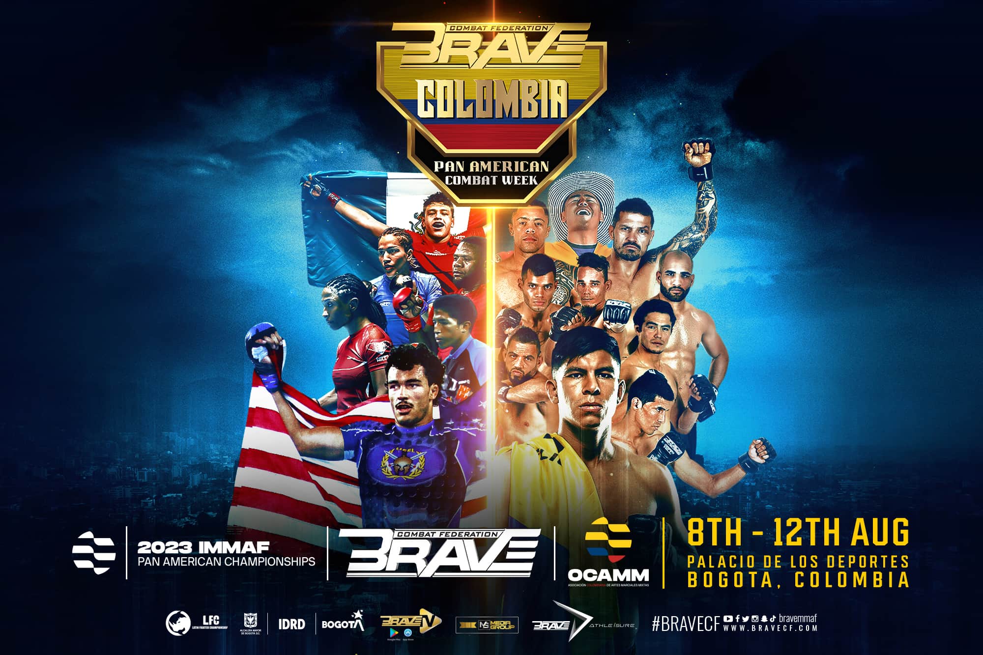 2023 Pan American Championships to Take Place as Part of BRAVE CF Pan American Combat Week
