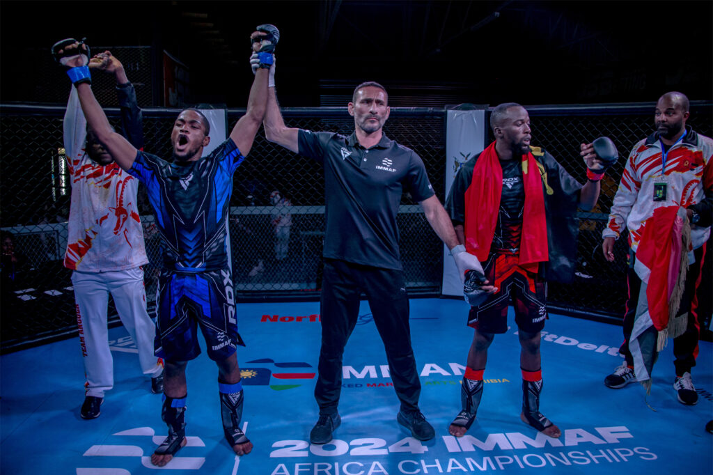 IMMAF African Championships Day 4 – Passing of the torch in the semi-finals as Matias Monteiro edges closer to unifying Featherweight titles