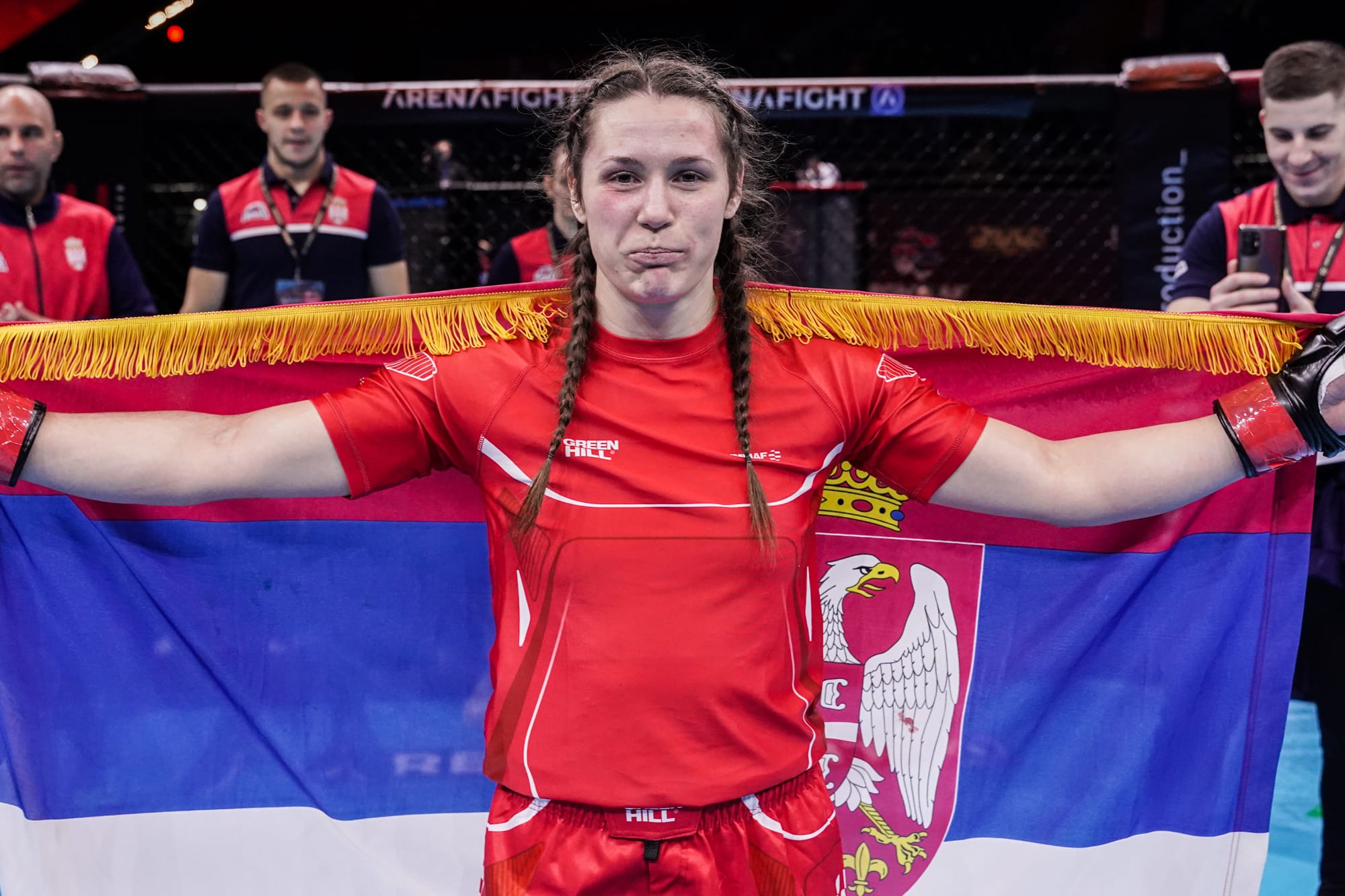 IMMAF alumni Nina Nikolija Milosevic and Bogdan Grad earn victories at UFC Belgrade