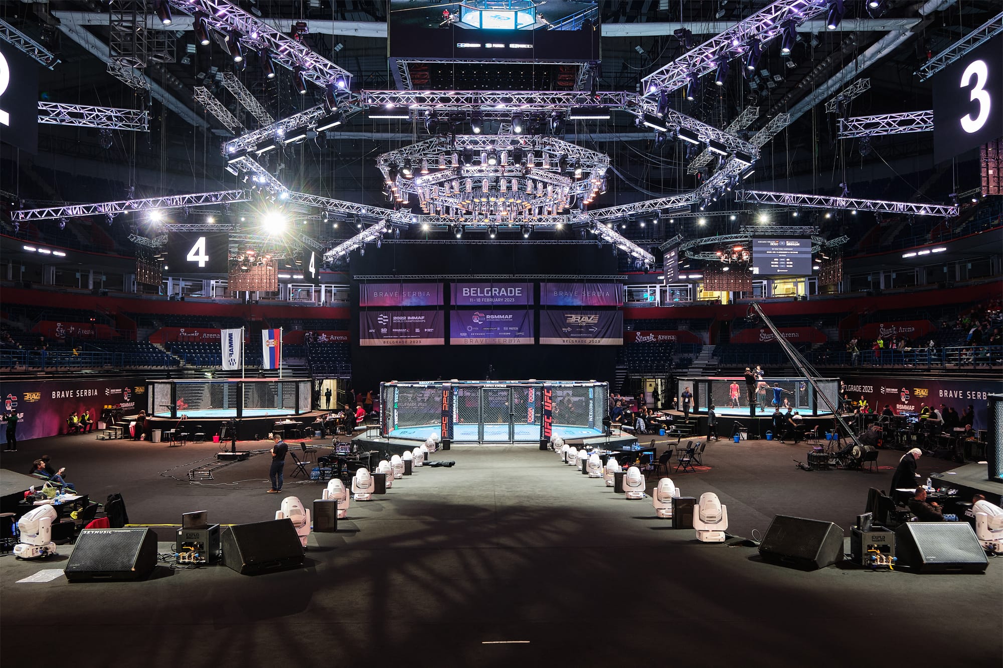IMMAF alumni and officials make history at first UFC event in Serbia